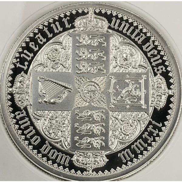 2021年 イギリス ゴシッククラウン ロイヤルミント ５ポンド 2oz 銀貨 エリザベス２世 NGC社鑑定 PF69 ULTRA CAMEO