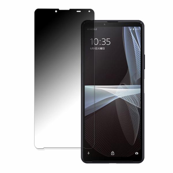 SONY Xperia 10 III Lite 向けの 360度 覗き見防止 フィルム ブルーライトカット 日本製