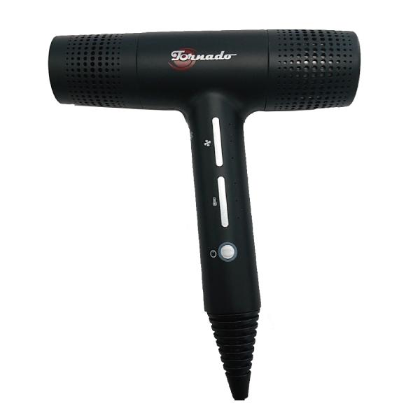 トルネード デジタル ヘアドライヤー 1200W ブラック 大風量 超速乾 