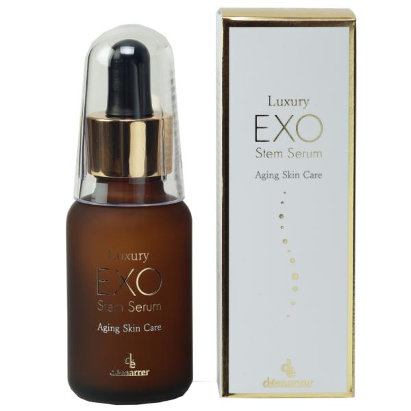 デマレ ラグジュアリー EXO ステム セラム 30mL エクソソーム 幹細胞 ヒト幹細胞培養液 リポソーム ヒアルロン酸 コラーゲン ヒト型セラミド イオン導入
