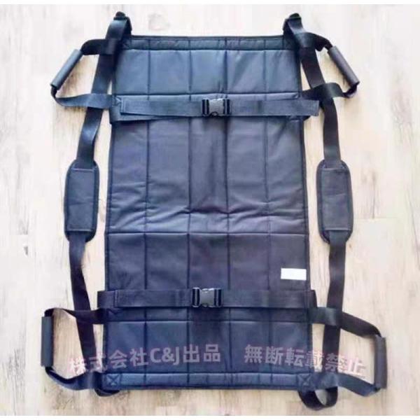 ◆【優れた素材】厚さ600Dオックスフォード防水PVC構造、高強度と耐久性、ハンドルステッチ、簡単に見つけて安全に転送。最大可搬質量は110kgまでです。◆【セキュリティ】この移乗シートには介護者を乗せた時に落下防止用に胸と脚のダブルでベル...
