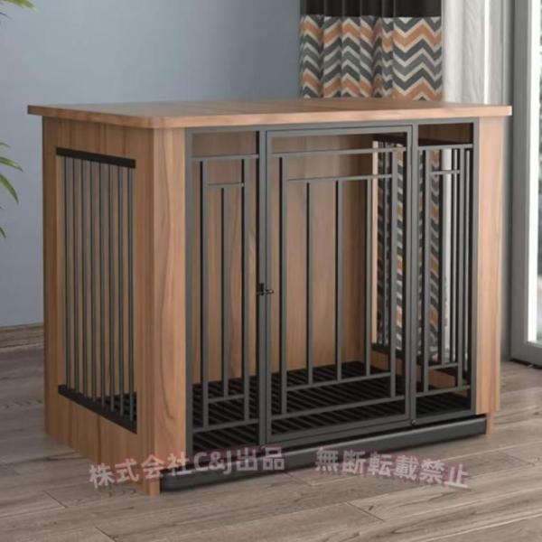 犬の小屋屋外 移動便利 木製 ドッグハウス トレー付き さびない 頑丈 犬小屋 大型 犬用 ケージ 組み立て簡単 犬小屋 木 室内外兼用/テラス/裏庭/室内/屋外用