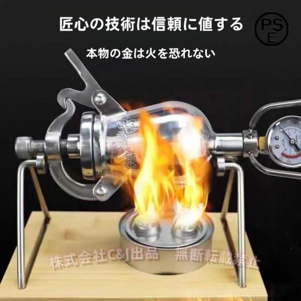 ⭐︎新品　ポン菓子製造機　300ml ステンレス　手動　ポップコーン　駄菓子 圧力鍋300mlポン菓子機 ポン菓子機械 304 ステンレス鋼 THKJ ミニ中国