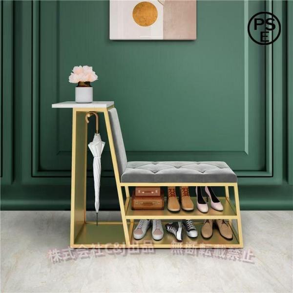 素材：金属サイズ:95*30*83cm特徴：●傘掛け可能●おしゃれなデザイン●座れる●便利モニターと実際の商品色が異なる場合がございます。在庫数の更新は随時行っておりますが品切れになってしまうこともございます。その場合はご連絡致します。