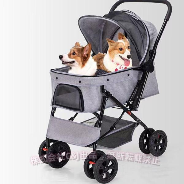 ・商品情報【商品名】ペット用カート【カラー】レッド・グレー・ブラック・ブルー【耐荷重】30KG・商品説明【材質】オックスフォード生地、精鉄フレーム、破りにくいグリッド、耐磨耗性よい車輪【折りたたみ式】開け閉めは数秒で簡単に折り畳むことができ...