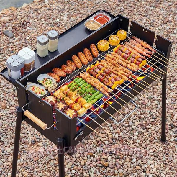 家庭用グリル屋外バーベキュー家庭用無煙バーベキューグリル折りたたみポータブル304網炭 家庭用グリル屋外バーベキュー家庭用無煙バーベキューグリル折りたたみ