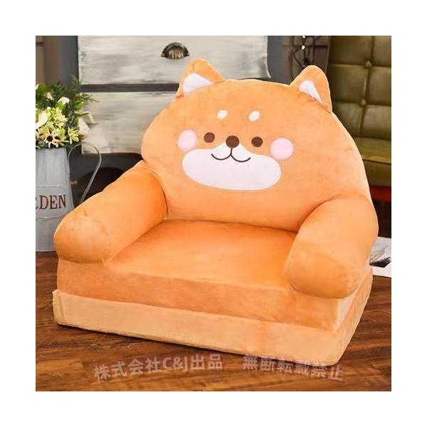 ●折りたたみサイズ（約）：50*45cm。展開サイズ（約）：50*45*80cm●【安心な材質】キッズチェアは高品質なPP綿素材を採用して、健康で、快適で、無毒、ふわふわして肌触りがよく、安定性に優れている。転倒防止の広い背もたれがあり、と...