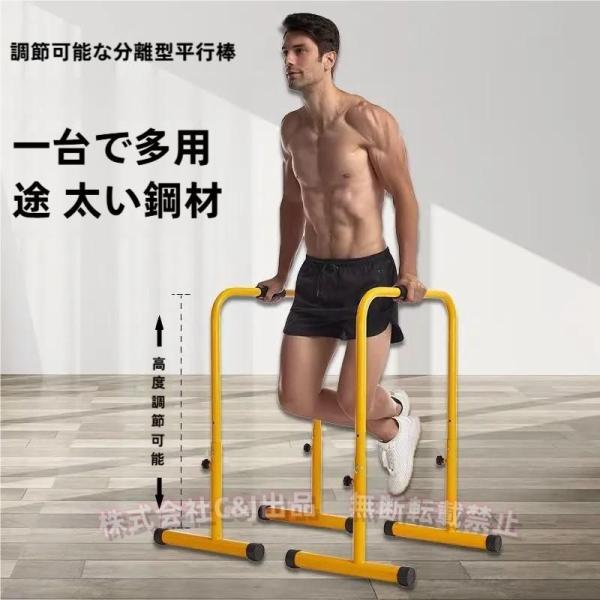ディップススタンド 自宅筋トレC&J（株)全身トレーニング 懸垂補助