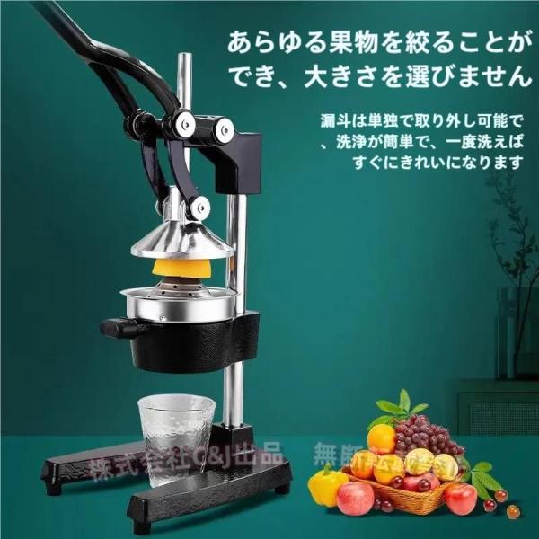 果汁しぼり器 ハンドブレンダー スロー ハンド ジューサー ステンレス