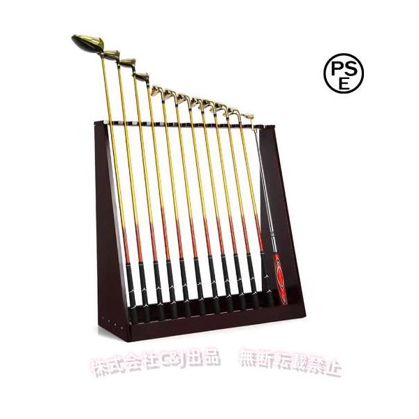 スタンディングディスプレイラック、13穴木製収納ゴルフパタースタンド、無垢材キューディスプレイスタンド株式会社錦ガレージオーガナイザー機器収 スタンディングディスプレイラック、13穴木製収納ゴルフパタースタンド