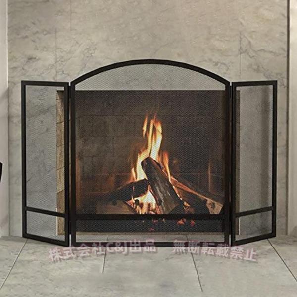 暖炉 スクリーン 子供に安全な暖炉のゲートスクリーン、 薪/ファイヤーピット/用のスタンドアロンファイヤースパークメッシュカバー、株式会社錦 折りたた 暖炉 スクリーン 子供に安全な暖炉のゲートスクリーン、 薪/ファイヤー