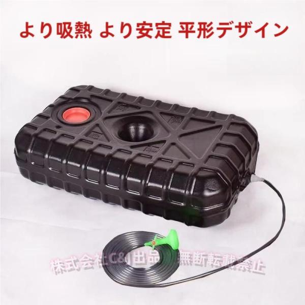 【2023業界新発想】大型ウォータータンク75L水貯蔵貯太陽熱温水器水貯蔵容器温水タンクS＆L屋外キャンプ用貯水タンク庭/農場/キャンプ用水運搬車ポータブルカー 2023業界新発想】大型ウォータータンク 75L水貯蔵貯太陽熱温水器 温水