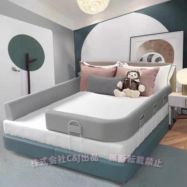 ■商品説明自由な形で使用できるクッションベッドガードです。クッションの中に形状がキープできる芯が入っているので・自由自在に変形させて使用することができます。Ｉ字型→伸ばした状態でマットレスの縁に取り付ければ・寝返りをする赤ちゃんの落下防止に...