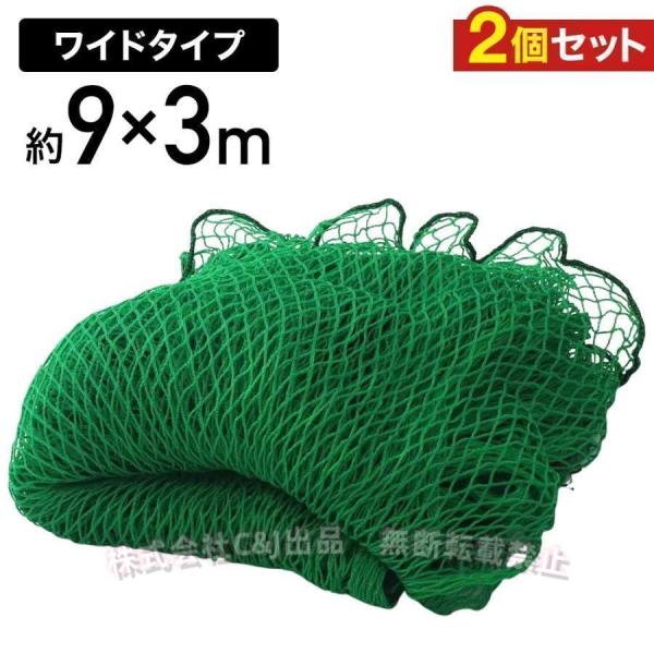 防球ネット 3m 野球 バスケ サッカー ゴルフ 庭 自作 野球ネット 2つ 3m×9m 外野フェンスネット バックネット 株式会社錦 ホームランネット バッティングネット 防球ネット 3m 野球 バスケ サッカー ゴルフ 庭 自作 野球ネット 2つ