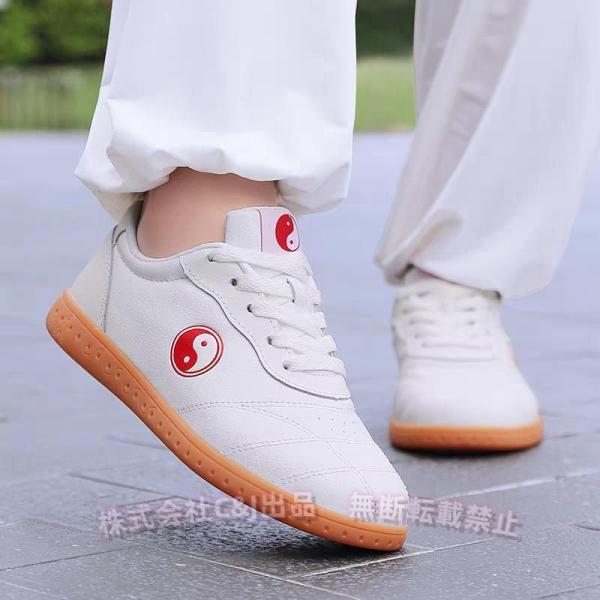 太極拳シューズカンフーシューズ革太極拳用シューズ功夫靴太極拳靴武術拳法トレーニングシューズ男女兼用全店2点