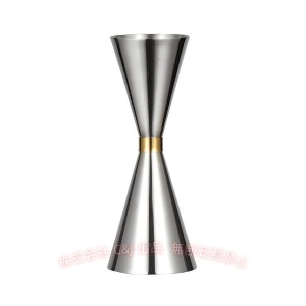 ジガーカップ目盛り付きワイン刻みカップ30ml 45ml 60ml90mIメジャーカップウイスキーカクテルメジャーカップジガーウイスキー計量カクテルメジ C&J 便利