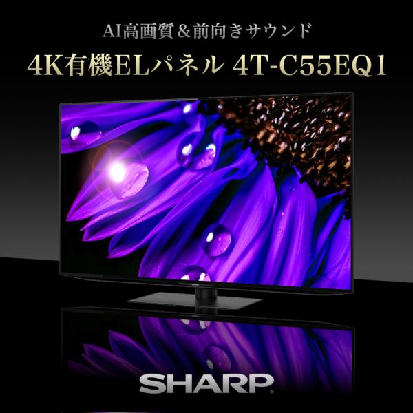 テレビ 55型 シャープ 4T-C55EQ1 : 4t-c55eq1 : LIFE LUCK ヤフー店 