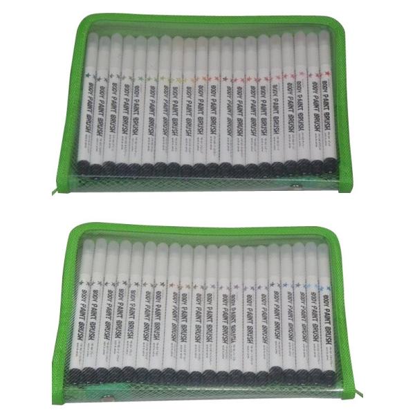 ボディペイントブラシ 40色セット Pb 104 ペン 日本製 ボディペイント専用 低価格 気軽 フェイク