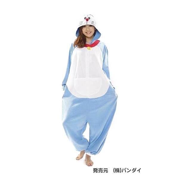 サザック フリース着ぐるみ ドラえもん Ban 049 フリーサイズ 大人用 Pindo Com Py