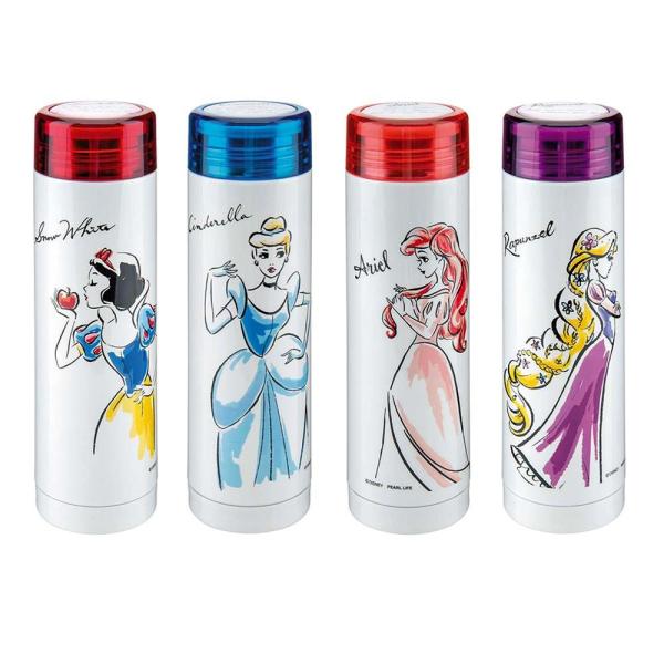 スリムパーソナルボトル 300ml Sale 氷止め付 ディズニープリンセス キャラクター ラプンツェル シンデレラ 直飲み 保冷 白雪姫 水筒 アリエル イラスト