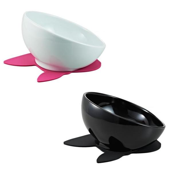 Hario ハリオ 日本製 信頼 有田焼 犬用フードボウル Buhiプレ フレンチブルドッグ用 食器 おしゃれ 電子レンジ ペット用 シンプル 熱湯 食洗機