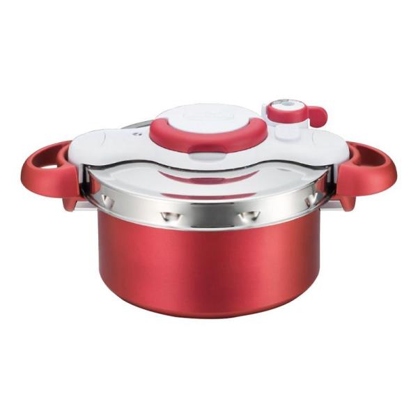 T Fal 期間限定今なら送料無料 ティファール クリプソ ミニット デュオ レッド4 2l 圧力鍋 P チタンコーティング 便利 6142 053 キッチン 時短 お手入れ簡単