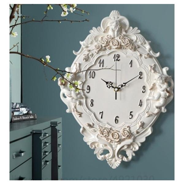 三体の天使 ブラケット時計 壁掛け時計 CLOCK クロック 天使 女神 ウォールクロック オフィス エンジェル時計 掛時計 玄関おしゃれ  ANGEL インテリア時計 aio