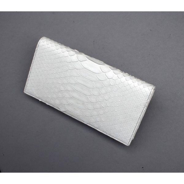 蛇革財布 メンズ 金運 長財布 白蛇 白 へび ヘビ パイソン 蛇 皮 本革 日本製 Lmk ライフマックス Yahoo 店 通販 Yahoo ショッピング