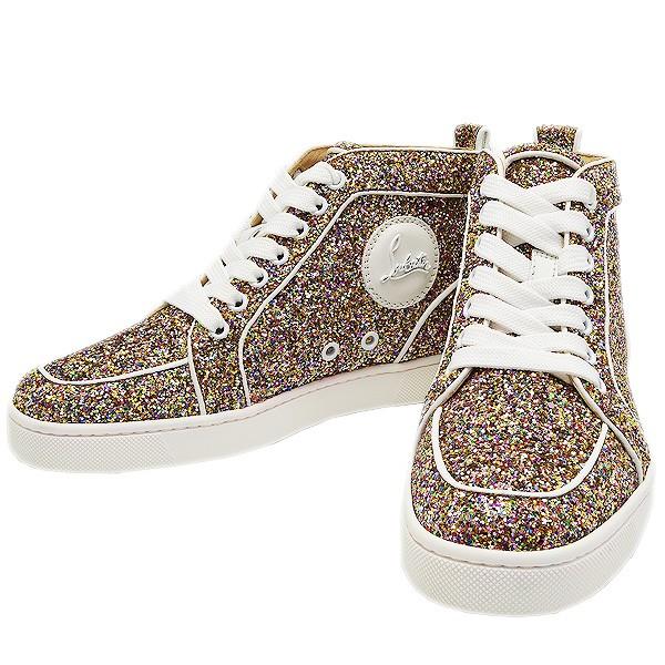送料無料 返品可 クリスチャン ルブタン ハイカットスニーカー グリッター 36 日本サイズ約23cm マルチカラー ラメ 未使用 レディース Buyee Servis Zakupok Tretim Licom Buyee Pokupajte Iz Yaponii