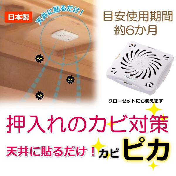 カビ防止 押入れ カビ対策 貼るだけ 簡単 発生 抑制 予防 防カビ カビ臭 臭い におい 梅雨 湿気 ジメジメ バイオくん 押入れ用 押し入れ クローゼット 無臭
