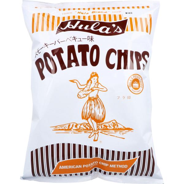 フラ印 アメリカンポテトチップス スモーキーバーベキュー味 143g