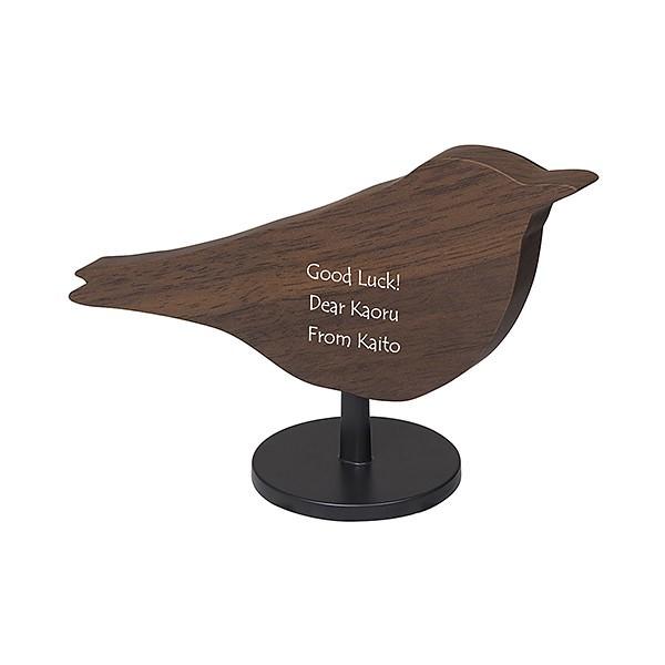 名入れギフト プレゼント バードアラームクロック ブラウン ウッディ 目覚まし時計 贈り物 鳥 動物 結婚祝い 文字入れ 就職祝い 入学祝い Et Life Plus Yahoo 店 通販 Yahoo ショッピング