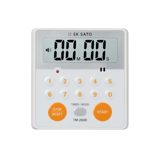 SATO 佐藤計量器 デカタイマーPRO TM-250D （オレンジ） 1630-50