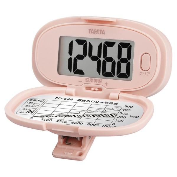 タニタ 歩数計 （ピンク） PD-646-PK