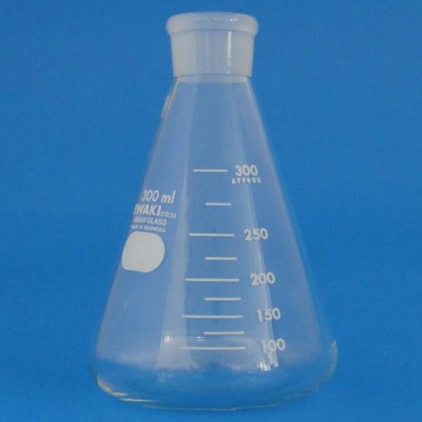 IWAKI 共通摺合せ共栓三角フラスコ 本体のみ（栓なし） 100ml 5020FK-BONLY100