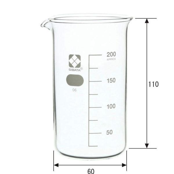 柴田科学 トールビーカー 200ml