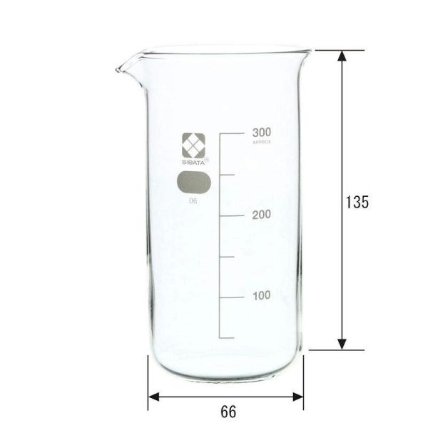 柴田科学 トールビーカー 300ml