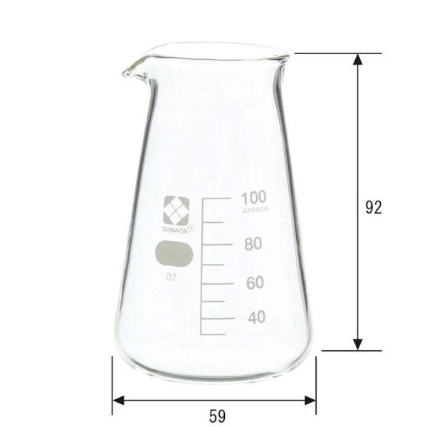 柴田科学 コニカルビーカー 100ml