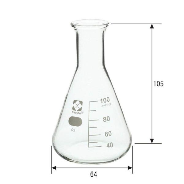 柴田科学 三角フラスコ 100ml