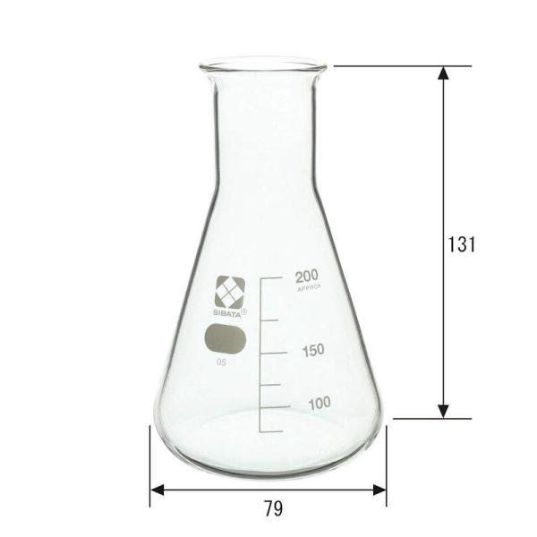 柴田科学 三角フラスコ 200ml