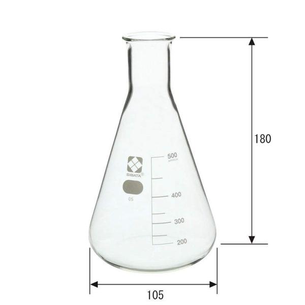 柴田科学 三角フラスコ 500ml