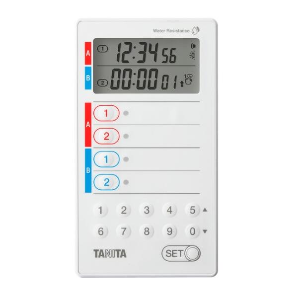 タニタ 業務用デジタルタイマー 洗えるタイプ （ホワイト） TD-428-WH