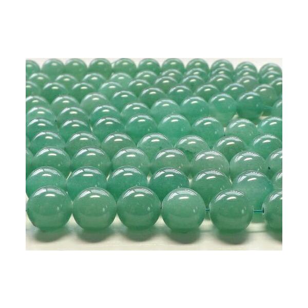 天然石　卸　グリーンアベンチュリン　ラウンド10mm　１連売り
