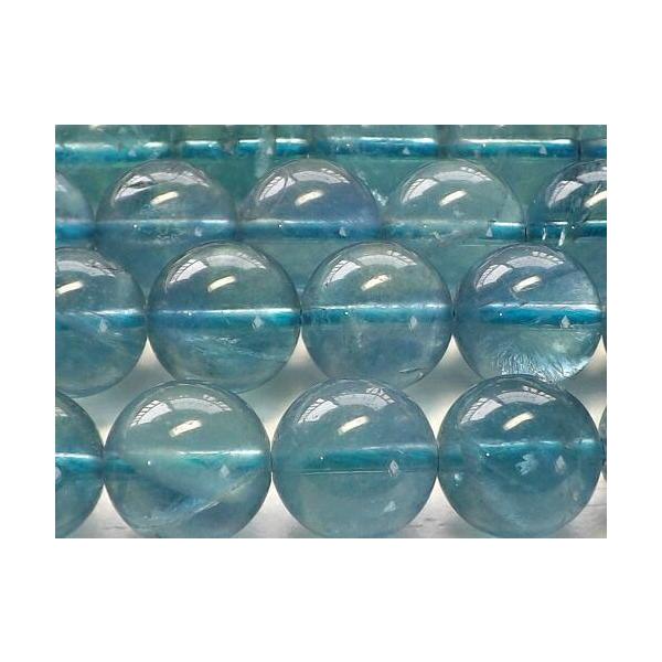 天然石 ブルーグリーンフローライト ラウンド10mm 1連売り : 天然石卸