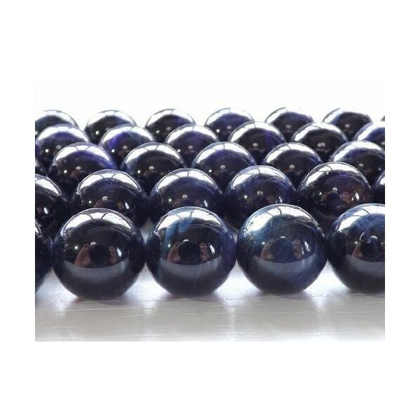 天然石　パープルタイガーアイAAA　ラウンド10ｍｍ　　１連売り