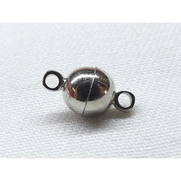 アクセサリーパーツ　マグネットクラスプ　6mm　1個　p-0152