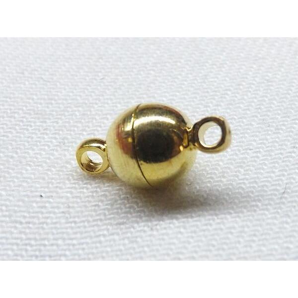 アクセサリーパーツ　マグネットクラスプ　6mm　1個　pg-0153