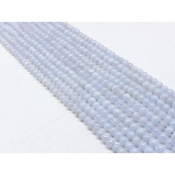 ブルーレース ラウンド2mm 1連売り : 10003597 : 天然石卸問屋 