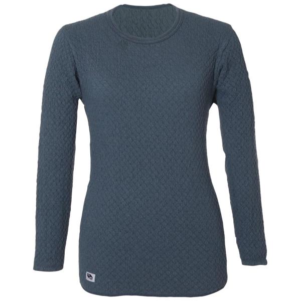 チョモランマ 婦人長袖丸首 インナー ネイビー M L LL 3種から1つ