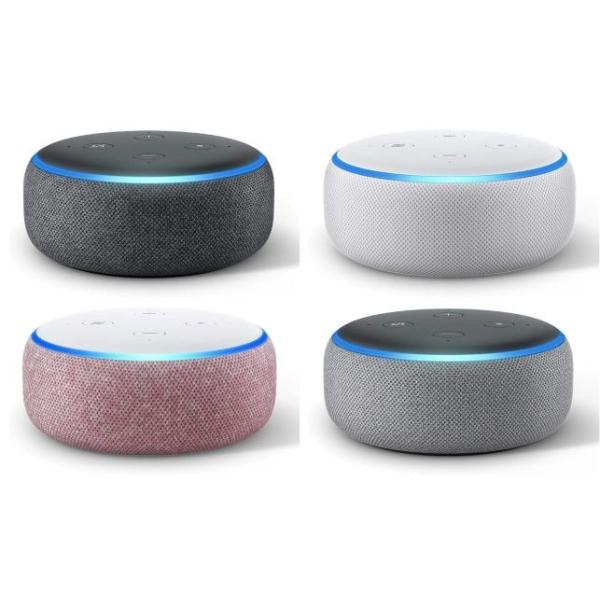 amazon echo 第3世代 スマートスピーカー チャコール Echo Dot 第3世代スマートスピーカー withAlexa プラム